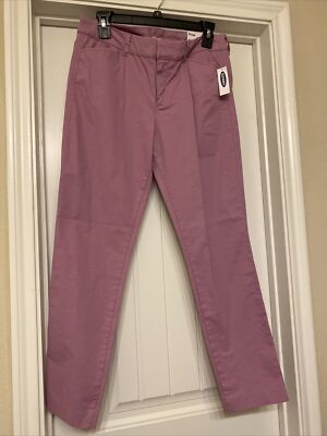 NWT old navy women pixie pants purple 8