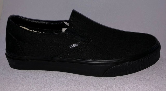 black slip on vans cheap