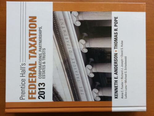 Prentice Hall's Federal Taxation 2013 Korporacje, partnerstwa, nieruchomości i T... - Zdjęcie 1 z 4