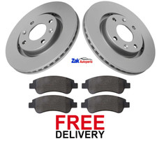 FOR PEUGEOT 1007 207 208 307 2008 (05-15) FRONT BRAKE DISCS & PADS SET *NEW*