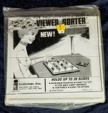 VINTAGE INDEMAR MODEL VS100 SLIDE SORTER  VIEWER HOLDS 20 FREE SHIPPING