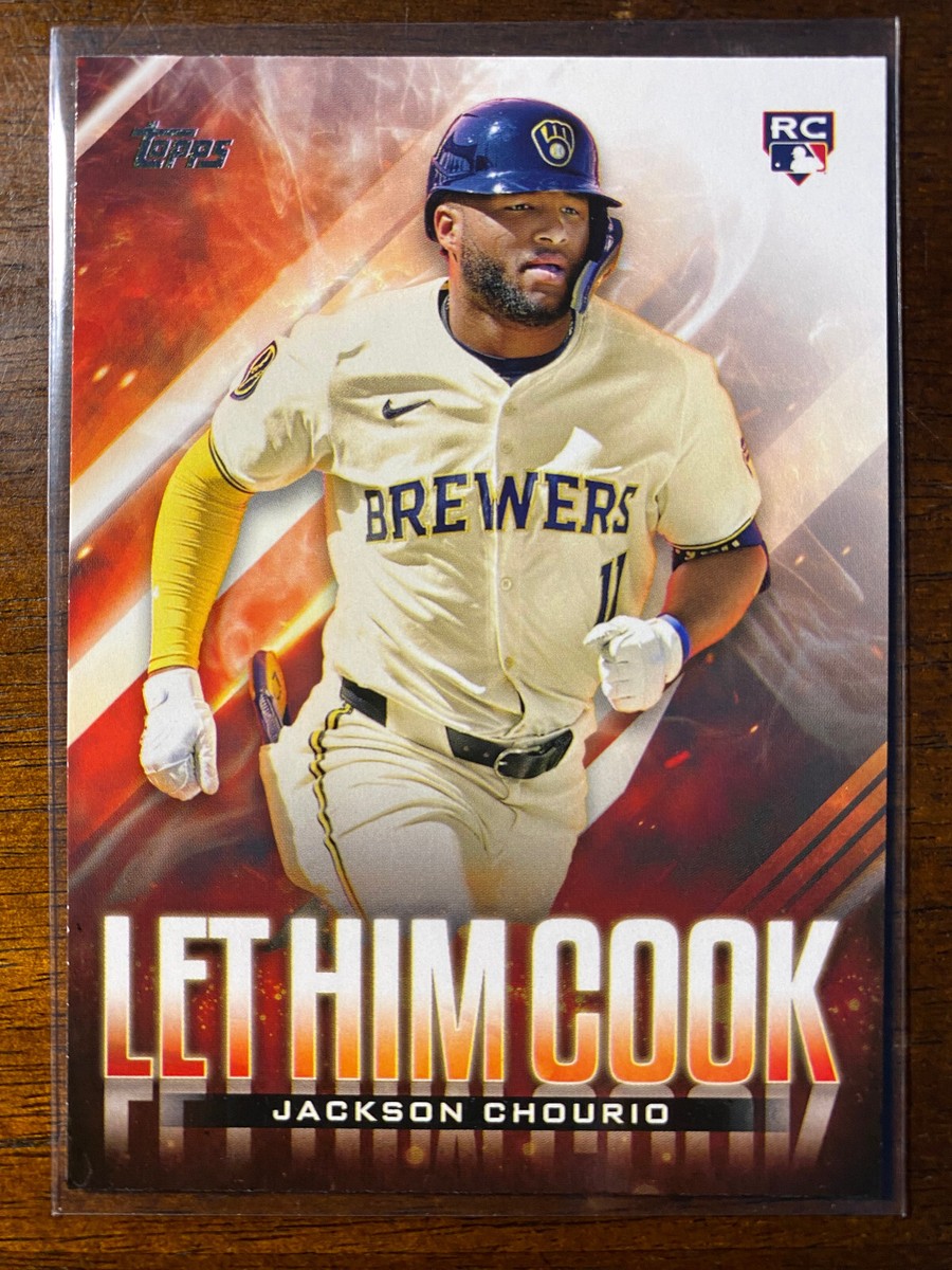 2024 Topps Update Jackson Chourio #LHC-19 RC Let Him Cook Milwaukee Brewers