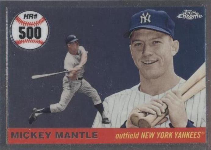 2008 Topps Chrome - Mickey Mantle #MHRC500 - 1 of 1