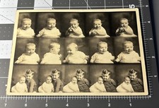 1930s Baby Composite Shots Child Children Antique Studio PHOTO
