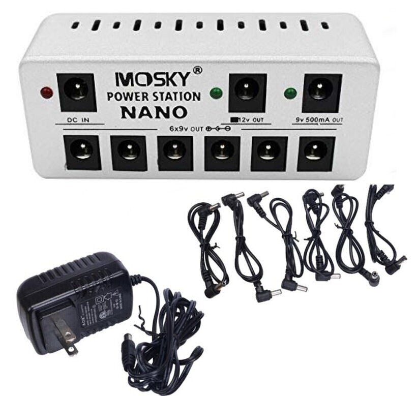 Mosky Power Supply NANO Power Station For Guitar FX Pedal 8