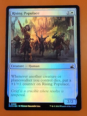 1x Rising Populace | FOIL | Ravnica Remastered | MTG Magic Cards
