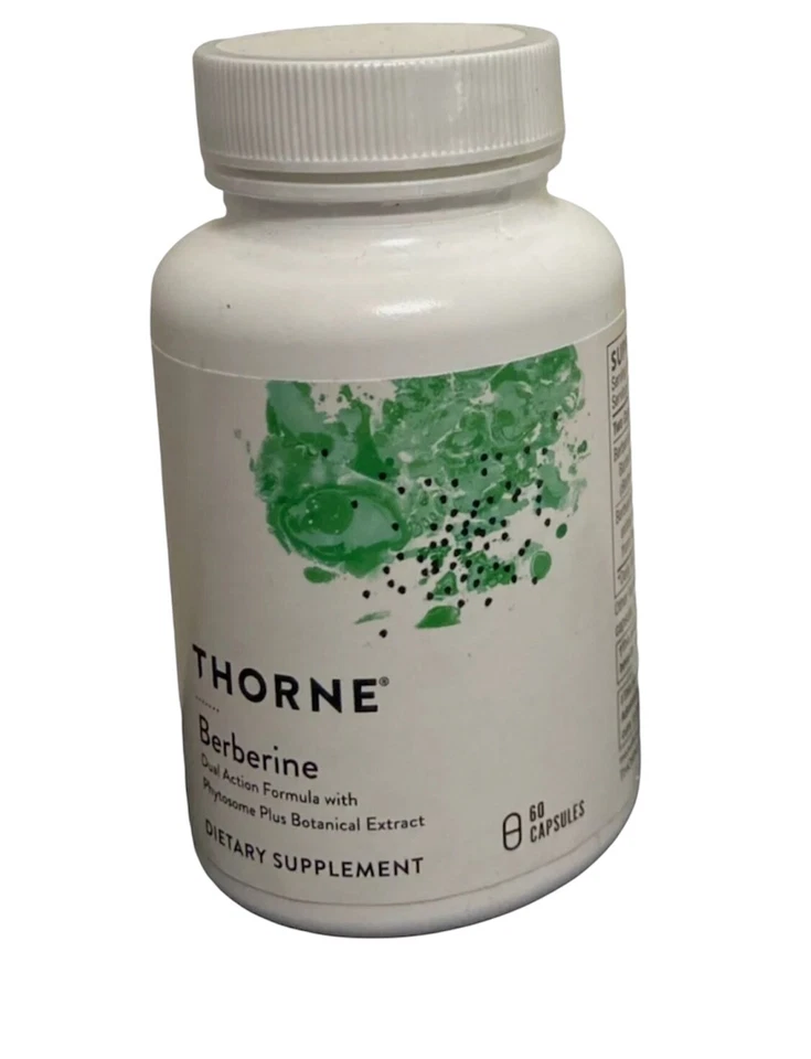 Thorne Research Berberine 1000mg Capsules 60 Count New Sealed Exp 08/2026 - Image 3 of 3