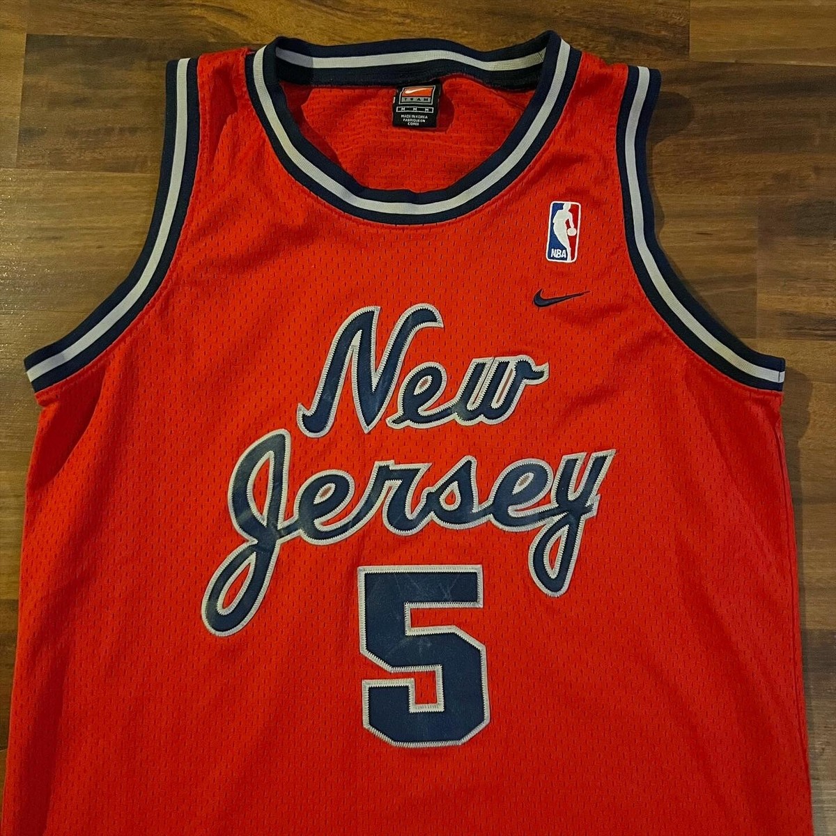 Nike Rewind New Jersey Nets Jason Kidd NBA Swingman Jersey Mens Sz