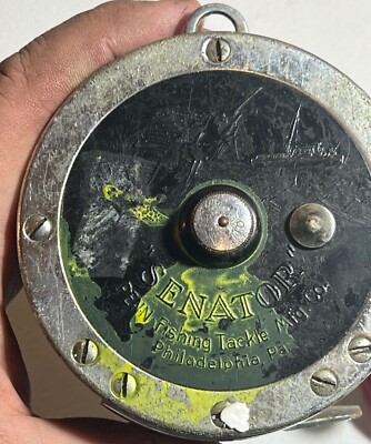 PENN Senator 4/0 Used Saltwater Fishing Reel with Red Handle | eBay