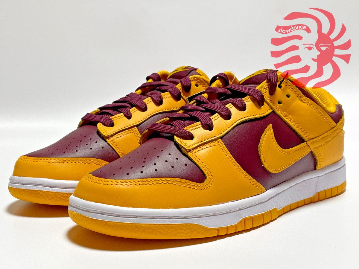 Nike Dunk Low Retro University Gold and Deep Maroon [US 6-12 
