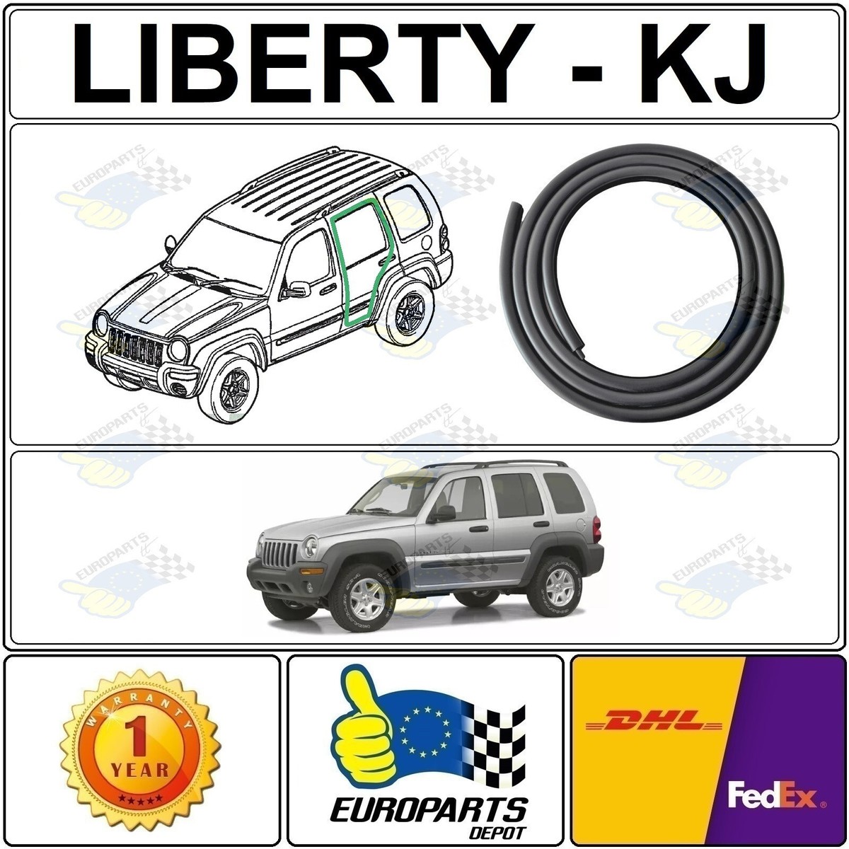 2002-2007 Jeep Liberty KJ Door Seal Weatherstrip 55360964AA Rear