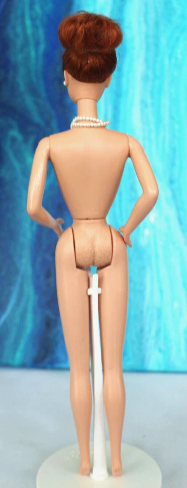 Nude Red Head I Love Lucy Barbie Doll TnT Titian Ginger Hair Rooted EyeLashes - Image 4 of 4