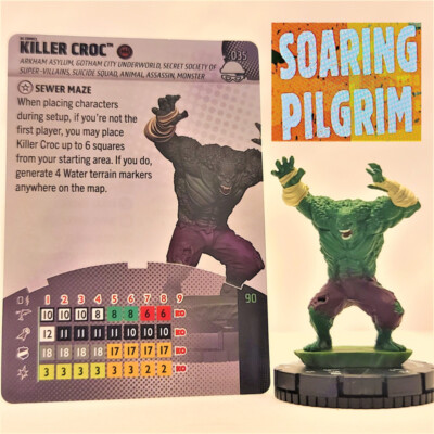 DC Heroclix  KILLER CROC - 035 - RARE  DC Notorious Set #35