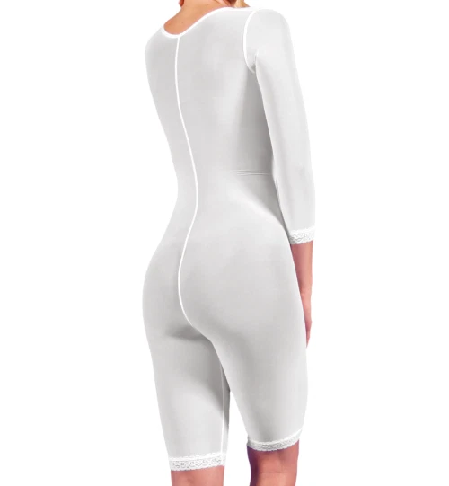 Above-Knee Bodysuit Zippered/Liposuction Surgical Garment Design Veronique BA853 - Image 2 of 4
