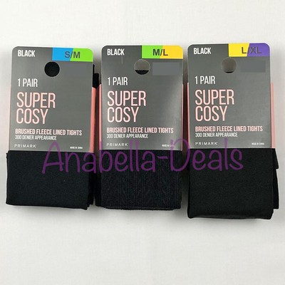 fleece lined tights primark