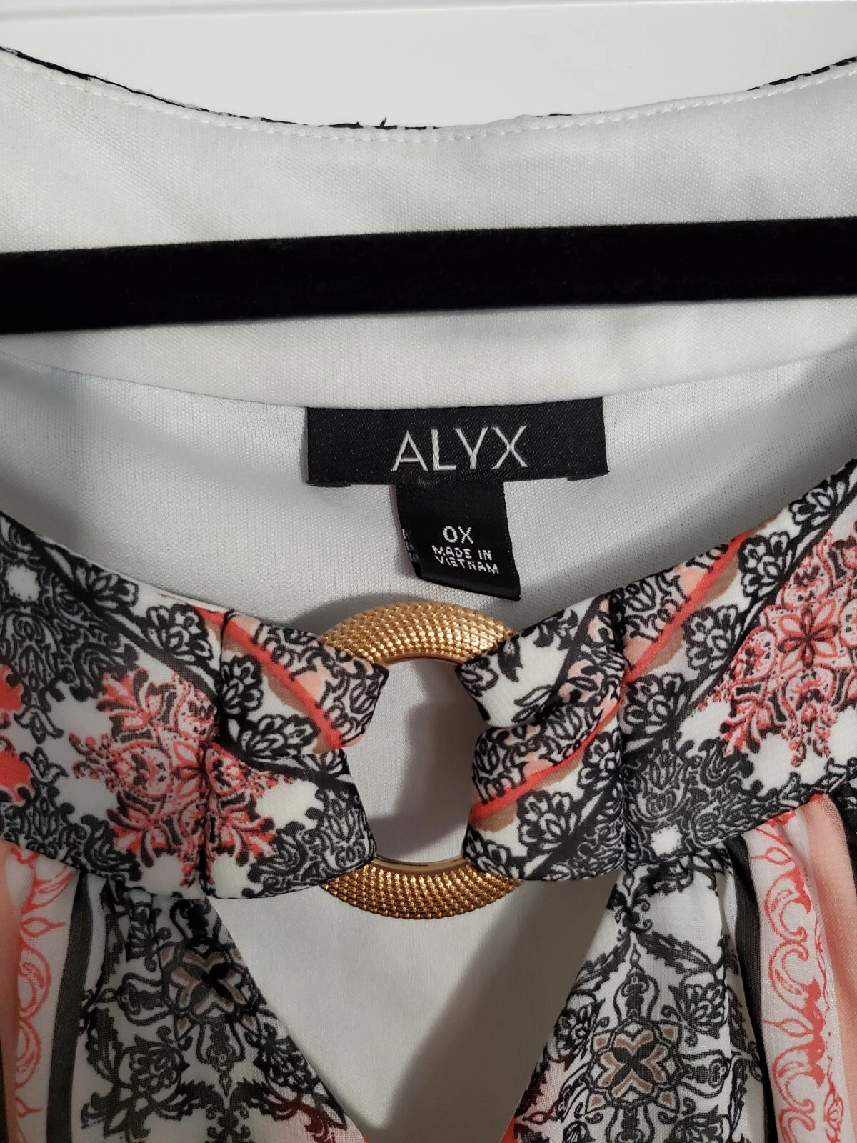 Alyx Top Chiffon Materiale Esterno Multicolore Con Decorazione Metallo Fton Taglia Plus 0X