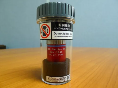 Mitutoyo LCD Plan APO NIR 50x/0.42 ∞/0.7 f=200 Microscope Objecticves 378-829-5