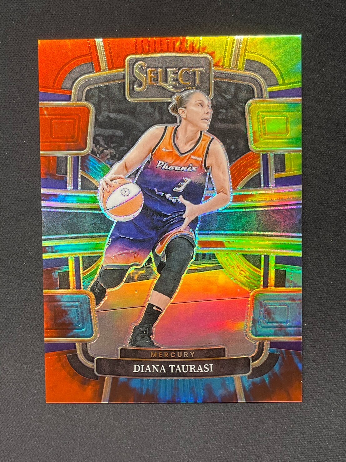 Diana Taurasi 2024 Panini Select /25 Concourse Tie-Dye Prizms #46