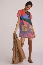 NWT Anthropologie Tropical Shift Mini Dress size Small
