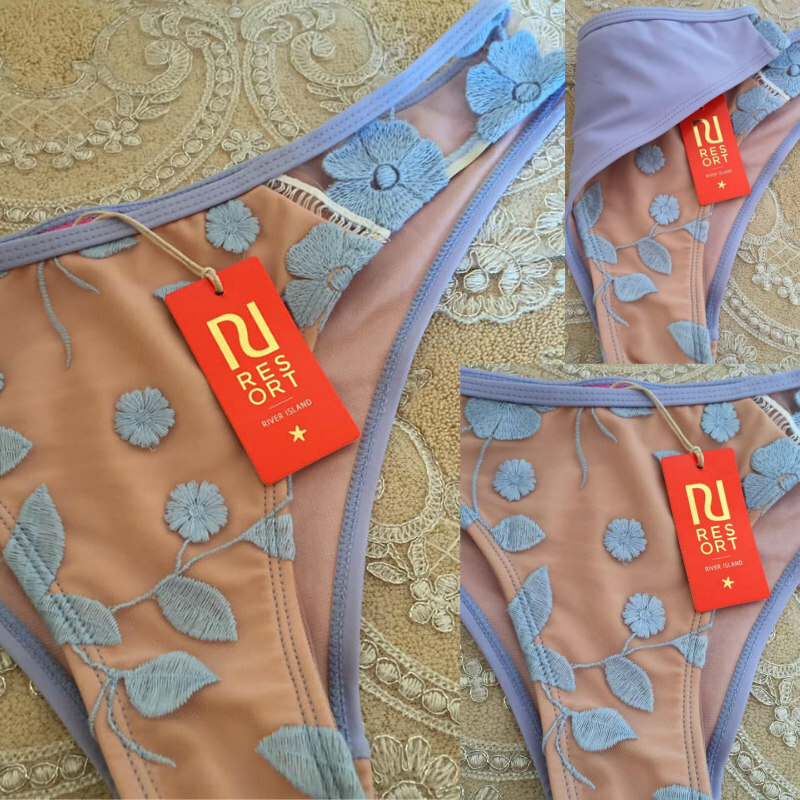 B/NEW Ltd Edition RIVER ISLAND Holiday BEACH BIKINI BOTTOMS  COMPLETELY SOLD-OUT