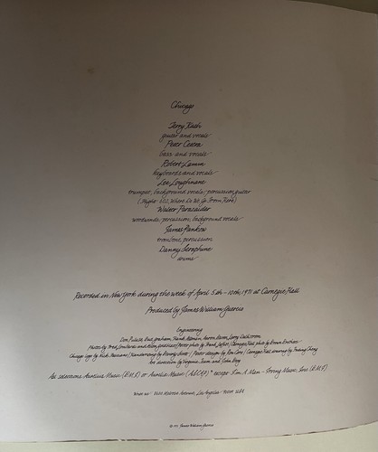 Chicago Live At Carnegie Hall Vinyl Boxed Set With Original Insert- Vintage 1971 - Picture 4 of 13