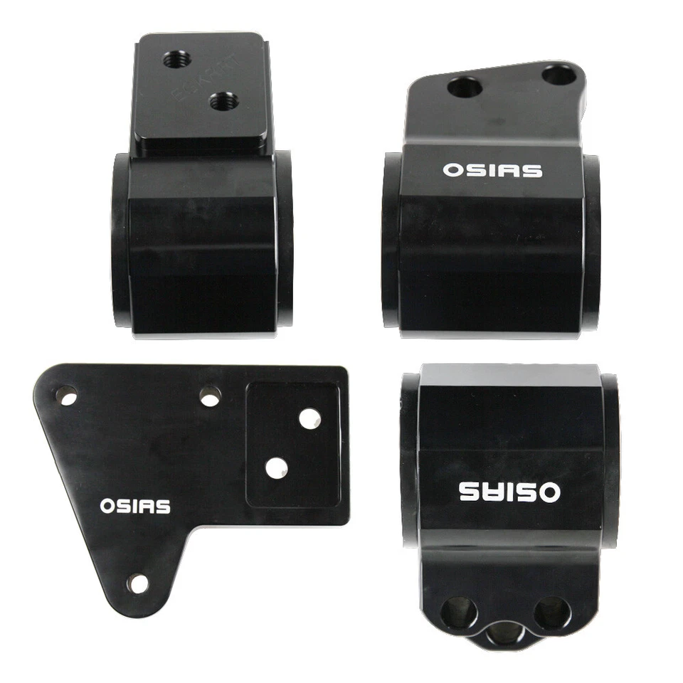 Soportes intercambiables de motor negros para Civic 92-95 Integra 94-01 serie K intercambiables K20 K24 62A Foto 4 de 4