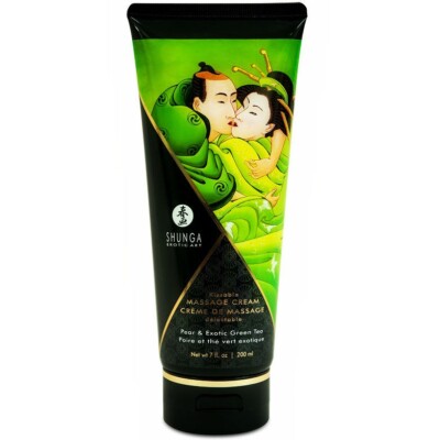 MASSAGE CREAM, PEAR & GREEN TEA MASSAGE CREAM 200 ML - SHUNGA
