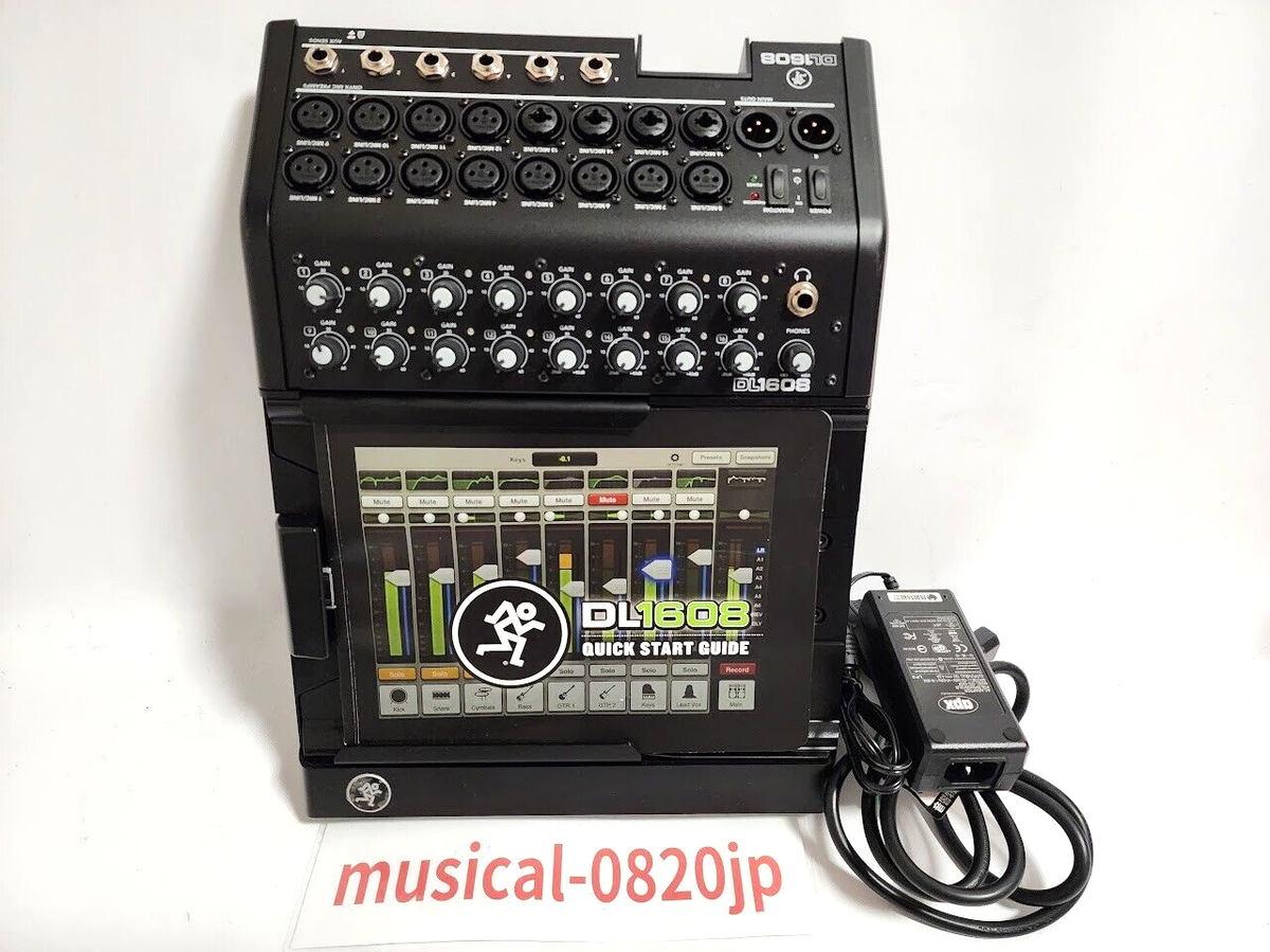 Mackie DL1608 Digital Audio Mixer iPad Mac 16 Channel Live Mackie DL1608 Digital Audio Mixer iPad Mac 16 Channel Live