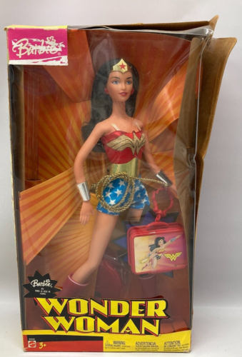 Barbie Wonder Woman 2003 With Stand Lasso Lunchbox Mattel B5836