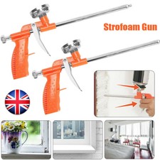 2x Profession Expanding Foam Spray Gun Applicator Chrome Plat Coat Bondit