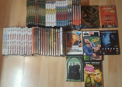 61 DVD PAKET SCREAM FIGHT CLUB MATRIX SUPERWEIB TRÖDELMARKT FLOHMARKT HÄNDLER