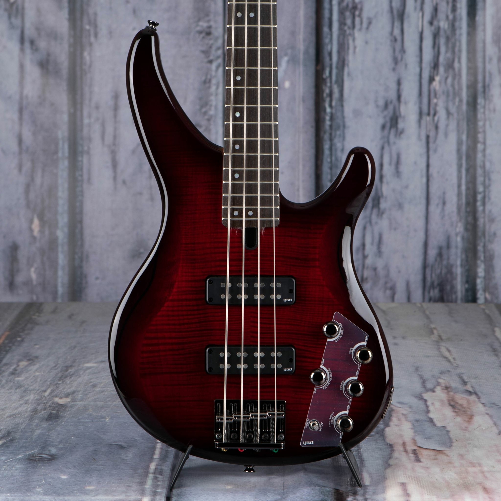 Yamaha TRBX604FM Bass, Dark Red Burst