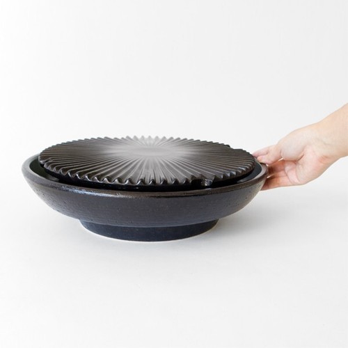 Nagatanien YAKI YAKI SAN GRILL PAN L ND-18 Iga Mono 32 x 32 x 10.5cm JAPAN NEW - Picture 21 of 23
