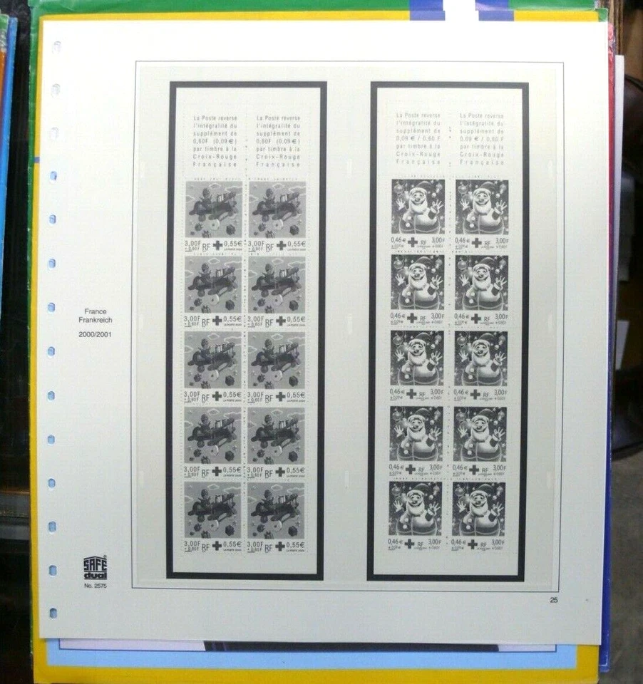 ID SAFE : COMPLEMENT FRANCE 2000/2001 C. CROIX-ROUGE - 14 PERFORATIONS - NEUVE