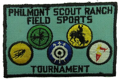 Philmont Scout Ranch Field Sports Patch BLK Bdr (BHP2300)