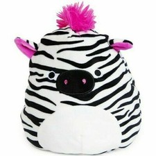 Kellytoy Squishmallow Zebra 8" Plush Squeezable Cuddly Washable Fun Toy