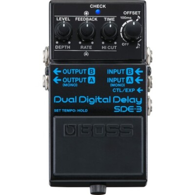 Boss SDE-3 Dual Digital Delay Guitar Effects Pedal | Neu