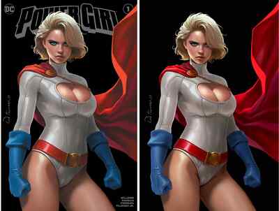 POWER GIRL #1 (IVAN TALAVERA EXCLUSIVE TRADE/VIRGIN VARIANT SET)(2023) ~ DC
