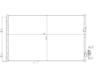 Kondensator, Klimaanlage EASY FIT NRF 350476 für BMW 5er 7er