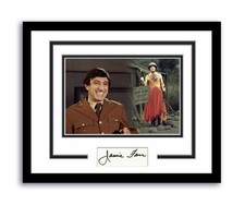 M*A*S*H Jamie Farr Autograph 11x14 Framed Photo Corporal Maxwell Q. Klinger ACOA