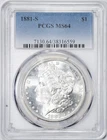 1881-S PCGS MS64 Morgan Silver Dollar San Francisco Mint Uncirculated BU