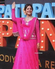 Festival Wear Pink Heavy Georgette Top Lehenga With Dupatta For Women  Girls