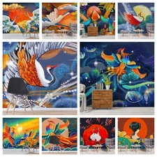 3D Birds Clouds Landscape Self-adhesive Wallpaper Removable Wallpaper Wall Mural