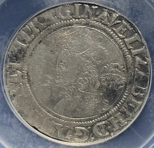 ENGLAND Queen Elizabeth I 1561 AD, Sixpence 6p 1558-1603 Silver S-2561 Coin, NGC