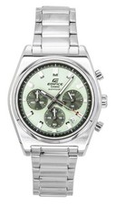 Casio Edifice Chronograph Green Dial Quartz 100M Men's Watch EFB-730D-3AV