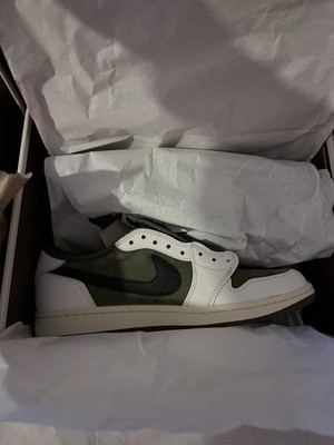 Jordan 1 Low OG Cactus Jack Olive DZ4137-106 Men's Athletic Shoes