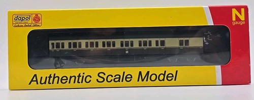 DAPOL PARA MODELOS OSBORNS - CALIBRE N 6894 GWR SHIRTBUTTON CARRIAGE COACH 1ST/3RD | Zustand: Used