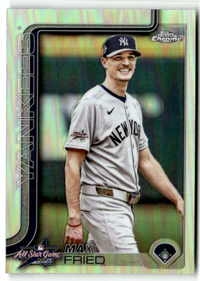 2025 Topps Chrome MLB No. ASGC-49 Max Fried All-Star Game Refractor
