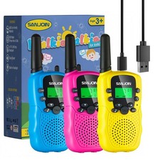 Walkie Talkies for Rechargeable, 2000 mAH Last 3-4 Days 2 Way Radios Toys for...