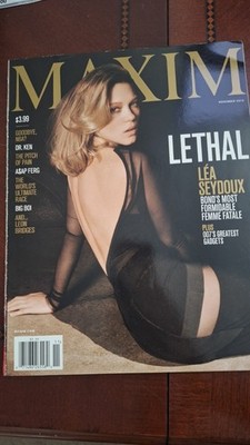 Maxim Magazine #208 November 2015 Lea Seydoux
